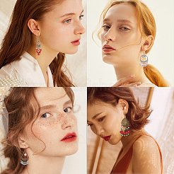 Сплав люстра компонента соединения тибетском стиле TIBE-SC0001-24