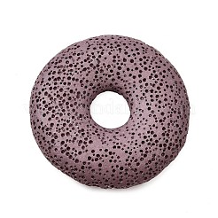 Природный диск из вулканического камня большие подвески G-M203-M-01