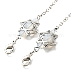 Круглые смешанные драгоценные камни биолокационные маятники&nbsp;G-M447-07P