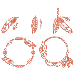 Globeland 2 шт. 2 стиля трафареты для трафаретов из углеродистой стали DIY-DM0003-60