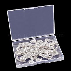 Самоклеящаяся наклейка со стразами и блестками DIY-FG0001-34