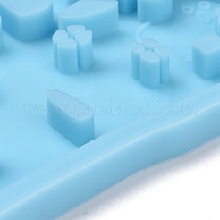 Замок с подвеской-привидением силиконовые Молды&nbsp;DIY-F109-06