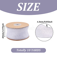 10 ярд блестящей полиэфирной ленты с блестками&nbsp;OCOR-TAC0034-02B