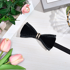 Галстуки-бабочки из искусственной кожи&nbsp;AJEW-WH20020-441B