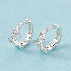 Латунная серьга-кольцо KK-A172-24S