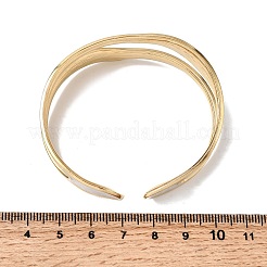 Браслеты-манжеты из нержавеющей стали 304&nbsp;LS-BJEW-H635-05G