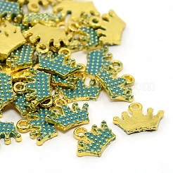 Без никеля золотистого тона эмали сплава подвески&nbsp;ENAM-J443-04G-NF