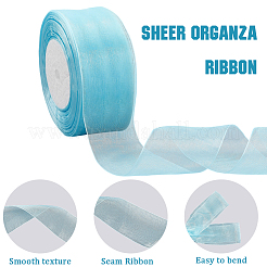 1 рулон прозрачной органзовой ленты&nbsp;SRIB-CY0001-22C-12