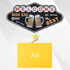 1 шт. подвесные настенные украшения из жести&nbsp;HJEW-CN0001-20