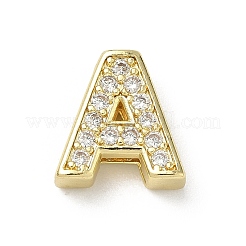 Латунный микро pave прозрачный кубик циркония подвески KK-I382-04G