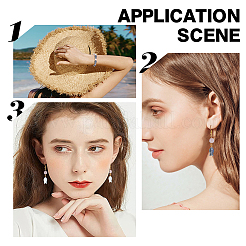 80 шт. 4-х цветные прозрачные гальванические стеклянные бусины&nbsp;GLAA-SC0002-88B