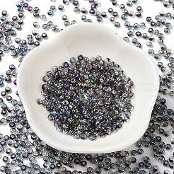 Стеклянные бусины ирис&nbsp;SEED-Z001-B-D04