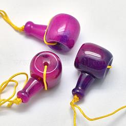 Естественно нефрита 3 отверстие гуру шарики G-K208-02-A-15