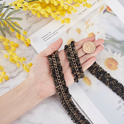 Полиамидная лента с алюминиевой цепочкой на бордюре OCOR-WH0063-10A