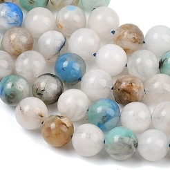 Натуральные нитки из бисера азурита&nbsp;G-L647-A01-10mm