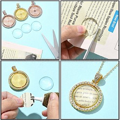 Наборы для изготовления подвесок из сплава со стразами «сделай сам»&nbsp;DIY-YW0009-87