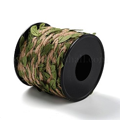 Поделки венок листва зеленые листья лента декоративный&nbsp;OCOR-M007-01C