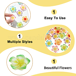 Кабошоны из смолы 30шт 6 цветов&nbsp;RESI-YW0005-98