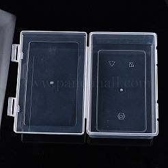 Прямоугольные пластиковые коробки-органайзеры для хранения с откидной крышкой CON-YW0001-33