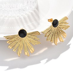 Серьги-гвоздики из нержавеющей стали 304 для женщин&nbsp;LS-EJEW-K306-32G