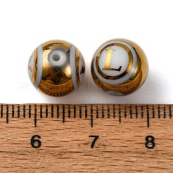 Гальванические стеклянные бусины&nbsp;LS-GLAA-XCP0002-01