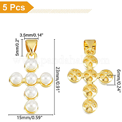 Оболочки жемчужина подвески ZIRC-NB0001-49G
