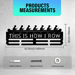 Спортивная тема железная вешалка для медалей настенная стойка для дисплея ODIS-WH0021-581