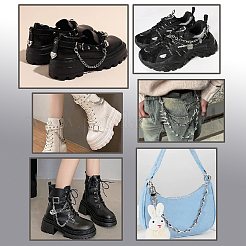 4 шт. 2 стиля подвески для обуви из сплава&nbsp;HJEW-GA00029