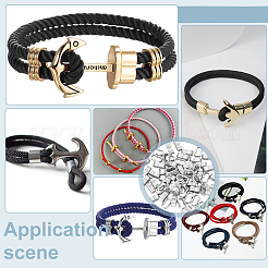 60 шт. 201 нержавеющая сталь скользящие подвески/слайдерные бусины STAS-UN0059-39