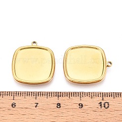 Оправы для подвесок из нержавеющей стали 304 в виде кабошонов STAS-T067-14G