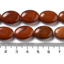 Натуральные красные яшмы бусы пряди G-P528-M18-01