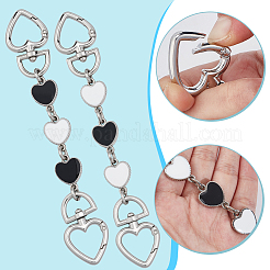 2 шт. 2-цветные эмалевые удлинители для ремешков&nbsp;PURS-BBC0001-02