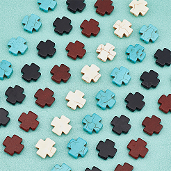 4 нить 4 цвета синтетических бирюзовых бусин нити TURQ-AR0001-17