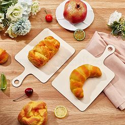 Разделочная доска из самшита с ручкой&nbsp;AJEW-WH0250-91