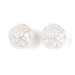 Непрозрачные акриловые бусины с УФ-покрытием&nbsp;SACR-T020-04