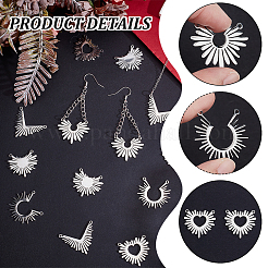 30 шт. 5 стиля подвески из нержавеющей стали 201 с защитой от потускнения&nbsp;STAS-UN0062-07P