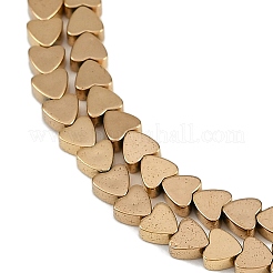 Гальванические нити из синтетических немагнитных гематитовых бусин G-G174-F01-02