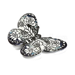 Печатные непрозрачные акриловые бусины&nbsp;MACR-R004-02J