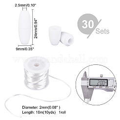 DIY силиконовые ожерелья из резины для изготовления наборов DIY-PH0002-27