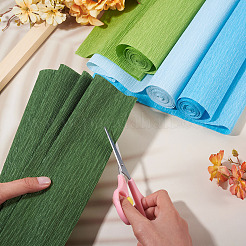 4 рулон 4-х цветной гофрированной бумаги в рулонах&nbsp;DIY-TA0013-18B