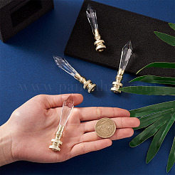 4шт. украшения для стеклянного абажура AJEW-SW0001-03LG