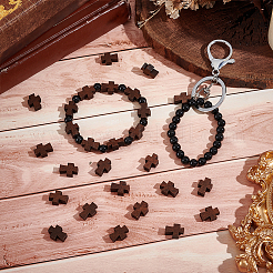 120шт натуральные деревянные бусины WOOD-UN0001-10