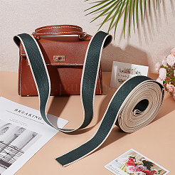 10 ярд полосатой ленты из полиэстера&nbsp;OCOR-WH0077-54A