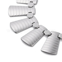 Некорневая нержавеющая сталь 304 ожерелья нагрудники для мужчин NJEW-Q340-03P