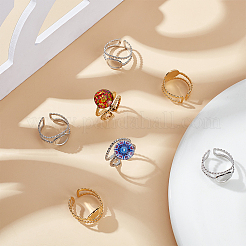 8 шт. 2-х цветные компоненты кольца-манжеты из нержавеющей стали 304 STAS-UN0055-02