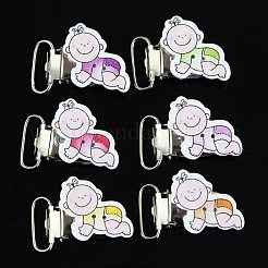 Металлические зажимы детской соски&nbsp;AJEW-PH0016-01