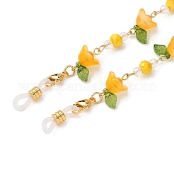 Подвески из акрила и стеклянные цепочки для очков AJEW-TA00041