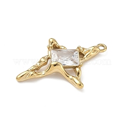 Подвески из нержавеющей стали 304 с паве из кубического циркония&nbsp;STAS-U054-03G