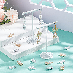 32 шт. 2-х цветные подвески из АБС-пластика с имитацией жемчуга ALRI-SC0001-27