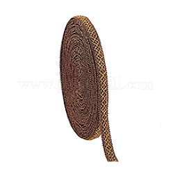 12 м плетеных полиэстеровых ромбовидных лент SRIB-WH0011-267A